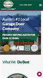 Mobile Screenshot of precisiondooraustin.com